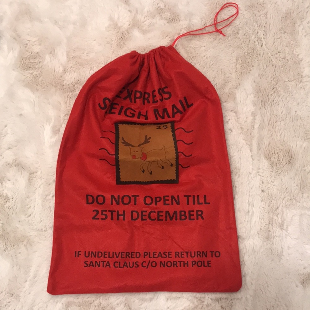 Express Sleigh Mail Christmas Bag
